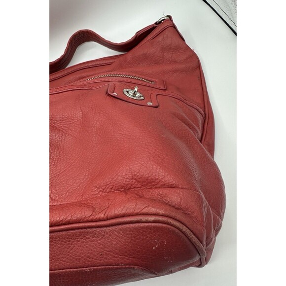 MARC JACOBS COLLECTION PINK LEATHER BLAKE LARGE FULL ZIP SHOULDER HOBO HAND BAG - Picture 6 of 15